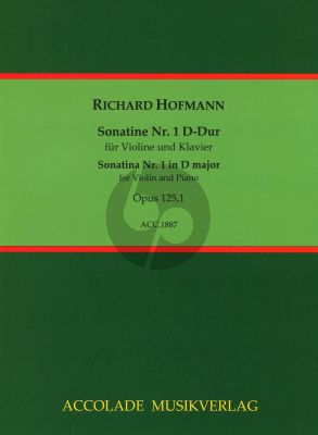 Hofmann Sonatine D-Dur Op. 125 No. 1 Violine und Klavier (Dirk-Michael Kirsch)