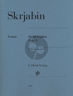 Scriabin 12 Etudes Op. 8 Piano solo (edited by Valentina Rubcova) (fingering by Boris Giltburg)