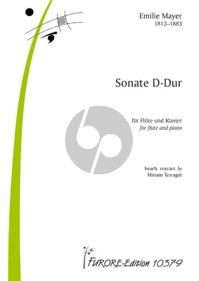 Mayer Sonate D-Dur Flöte und Klavier (arr. Miriam Terragni)