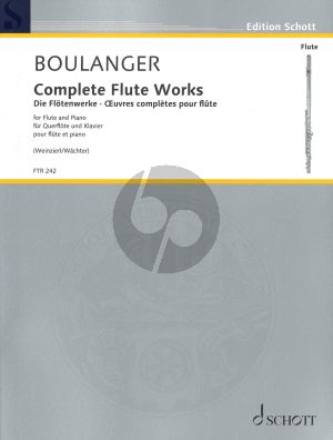 Boulanger L. Complete Flute Works for Flute and Piano (Weinzerl/Wachter)