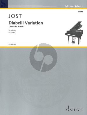 Jost Diabelli Variation Rock it, Rudi ! fur Klavier (2019)