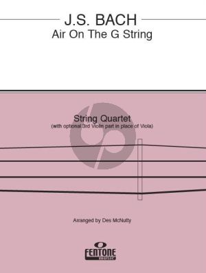 Bach Air on the G String for String Quartet (Score/Parts) (arr. Des McNutty)