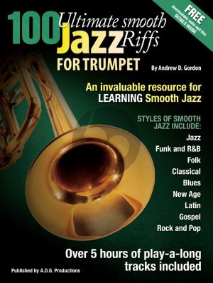Gordon 100 Ultimate Smooth Jazz Grooves for Trumpet Book/mp3 files