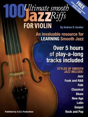Gordon 100 Ultimate Smooth Jazz Grooves for Violin Book/mp3 files