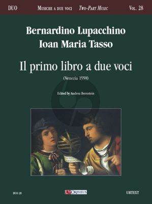 Lupacchino Tasso l Primo Libro a Due Voci (Venezia 1559) for 2 Instruments (Editor Andrea Bornstein)