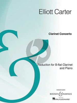 Carter Concerto for Clarinet and Orchestra (piano reduction by Allen Edwards)