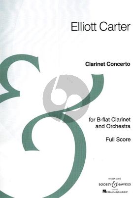 Carter Concerto for Clarinet [Bb] and Orchestra Score