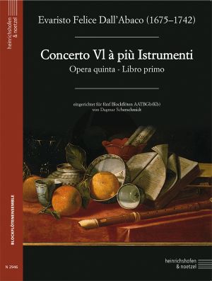 Dall' Abaco Concerto VI à più Istrumenti Opera quinta - Libro primo Full Score