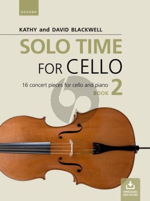Blackwell Solo Time for Cello Book 2 Cello and Piano (Book with Audio online)