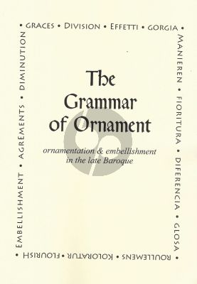 Haas Grammar of Ornament Ornamentation & Embellishment in the late Baroque