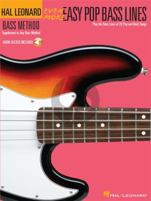 Even More Easy Pop Bass Lines (Book with Audio online)
