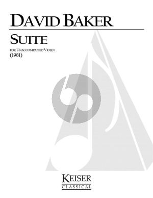 Baker Suite for Violin solo (1981)