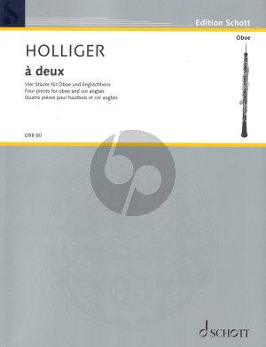 Holliger a deux - Vier Stücke für Oboe und Englischhorn (Performing Score)