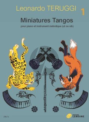 Teruggi Miniatures Tangos Vol. 1 for a Melody Instrument (C/Bb) and Piano