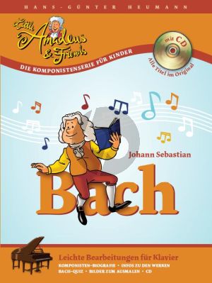 Little Amadeus & Friends - Johann Sebastian Bach (Bk-Cd) (arr. Hans-Günter Heumann)