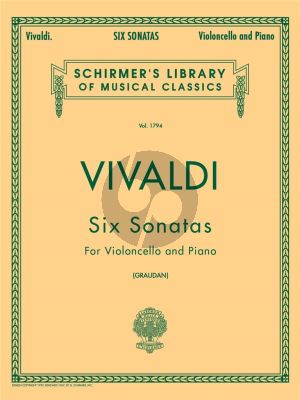 Vivaldi 6 Sonatas for Cello and Bc (edited by Nicolai Graudan)