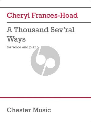 Frances-Hoad A Thousand Sev'ral Ways Soprano and Piano