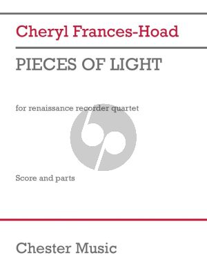 Frances-Hoad Pieces of Light 4 Recorders (Score/Parts)