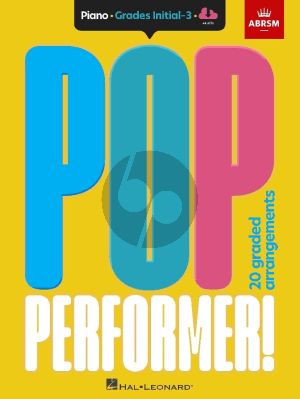 ABRSM Pop Performer! Piano - Initial-Grade 3 (Book with Audio online)