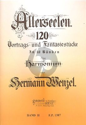 Wenzel Allerseelen Band 2 Vortrags- und Fantasiestücke für Harmonium