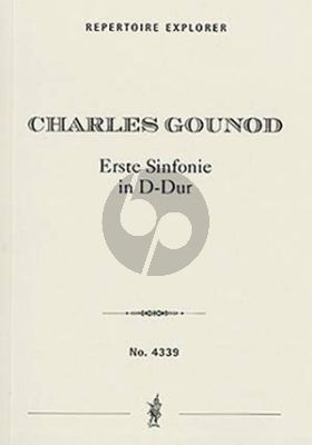 Gounod Symphony No. 1 D-major Study Score