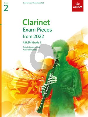 ABRSM Clarinet Exam Pieces from 2022 Grade 2 (Book with Audio online)