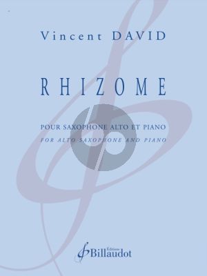 David Rhizome for Alto Sax and Piano