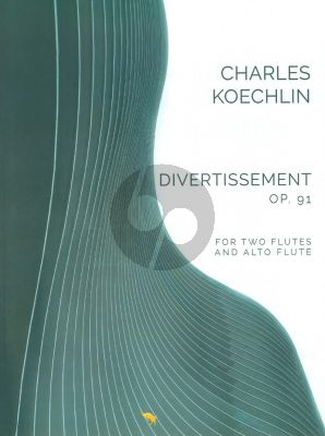 Koechlin Divertissement Op.91 for Two Flutes and Alto Flute (Playing Score)