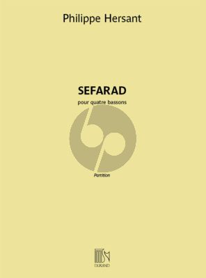 Hersant Sefarad for 4 Bassoons (Score)