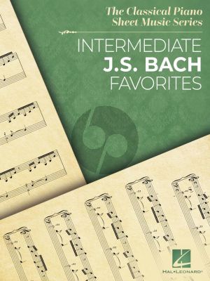 Intermediate J.S. Bach Favorites Piano solo