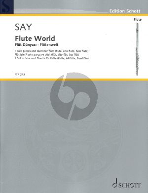 Say Flute World 7 solo pieces and duets for Flute Score and parts (flute - alto flute -bass flute)