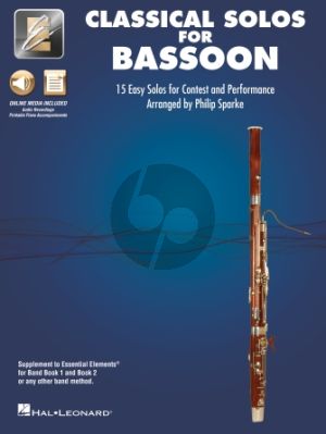 Classical Solos for Bassoon (Book with Audio online) (arr. Philip Sparke)