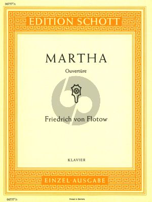 Flotow Martha Ouvertüre Piano solo (Lothar Artok)