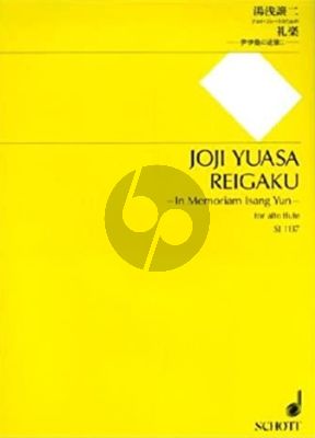 Yuasa Reigaku for Alto Flute solo (In Memoriam Isang Yun)