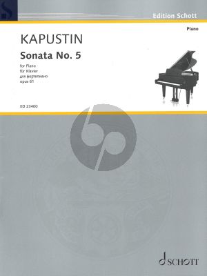 Kapustin Sonata no.5 Op.61 Piano solo