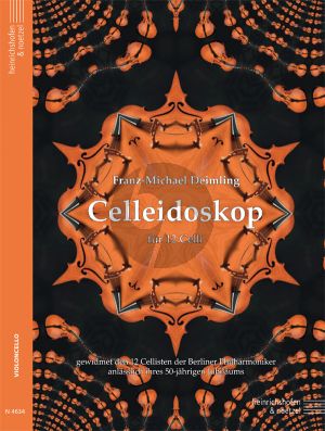 Deimling Celleidoskop for 12 Violoncelli (Score and Parts)