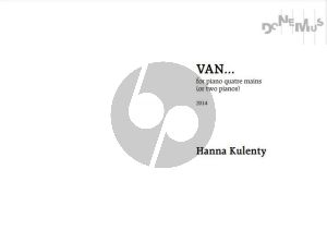 Kulenty VAN... : For Piano Quatre Mains (or two Pianos)