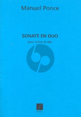 Ponce Sonate en Duo pour Violon et Alto