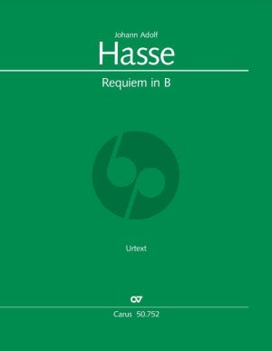 Hasse Requiem in B-dur Soli-Chor und Orchester (Klavierauszug) (Wolfgang Hochstein)