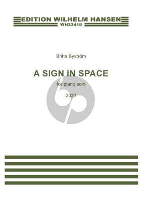 Bystrom A Sign in Space Piano solo
