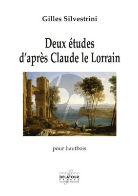 Silvestrini Deux études d'après Claude le Lorrain pour Hautbois