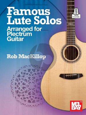 Famous Lute Solos arranged for Plectrum Guitar (Book with Audio online) (arr. Rob MacKillop)