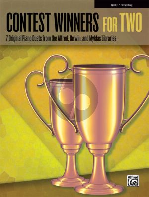 Album Contest Winners for Two Vol.1 for Piano 4 Hands (7 Original Piano Duets from the Alfred, Belwin, and Myklas Libraries) (Elementary)