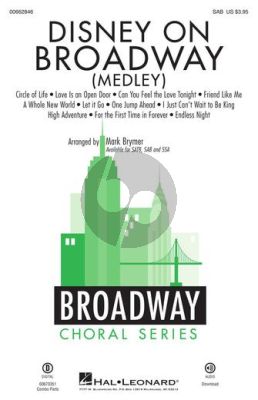 Disney on Broadway (Medley) SAB (arr. Mark Brymer)