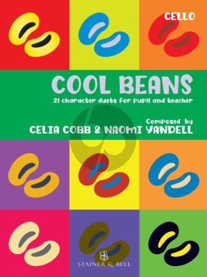 Cox-Yandell Cool Beans Cello Duets (21 character duets for pupil and teacher)