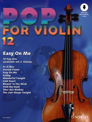 Pop for Violin Vol.12 (With second Violin Part) (Book with Online Audio) (10 Pop Hits edited by Michael Zlanabitnig)