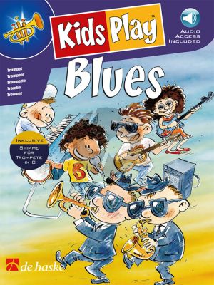 Kids Play Blues for Trumpet (Book with Audio online)