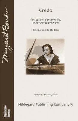 Bonds Credo For Soprano, Baritone Solo, SATB Chorus and Piano (Vocal Score)