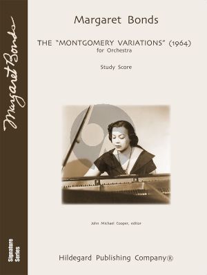 Bonds Montgomery Variations for Orchestra Study Score