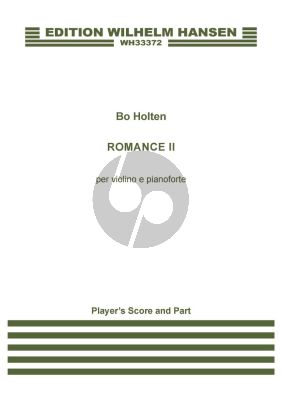 Holten Romance II for Violin and Piano
